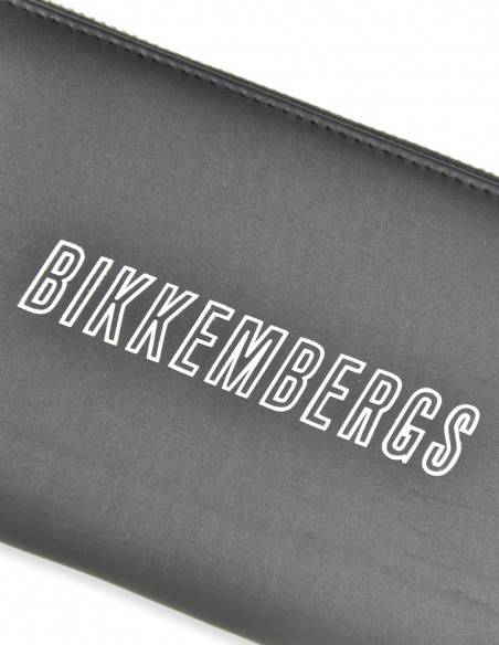 Bikkembergs - Portafoglio zip around con logo - E2CPME3G3063