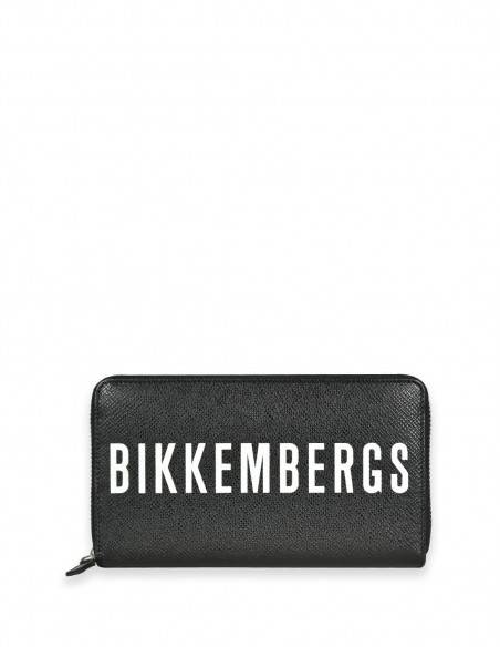 Bikkembergs - Portafoglio zip around con maxi logo - E4BPME2R3063