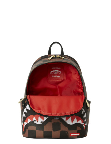 Backpacks Sprayground - Shark in Paris backpack in brown and black -  910B3769NSZ