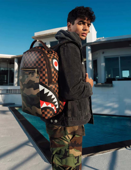 Sprayground - Zaino SIP CAMO ACCENT DLXSV BACKPACK - 910B5061NSZ