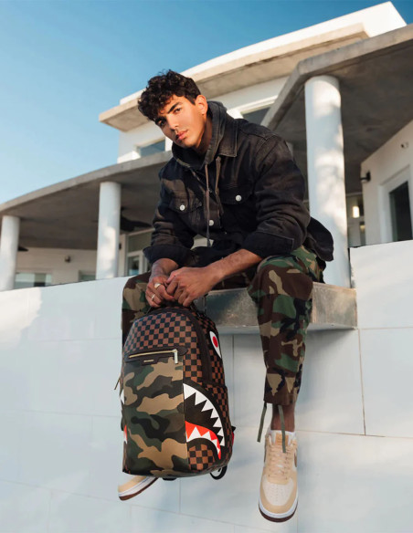 Sprayground - Zaino SIP CAMO ACCENT DLXSV BACKPACK - 910B5061NSZ