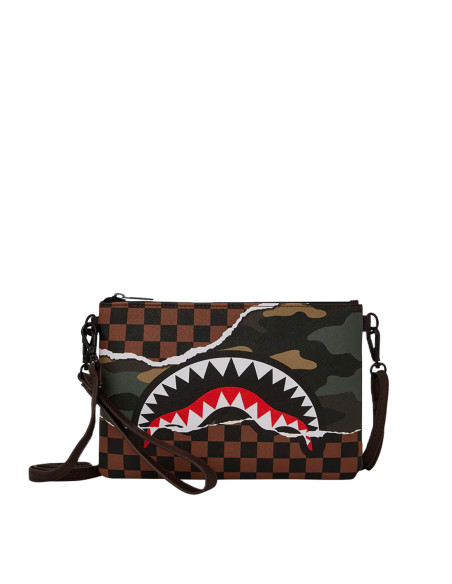 Sprayground - POCHETTE E BEAUTY TEAR IT UP CAMO POCHETTE MARRONE - 910B6041NSZ