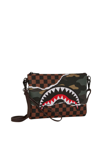 Sprayground - POCHETTE E BEAUTY TEAR IT UP CAMO POCHETTE MARRONE - 910B6041NSZ