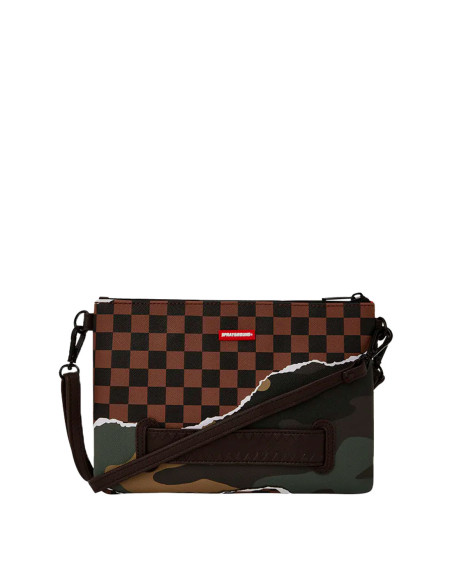 Sprayground - POCHETTE E BEAUTY TEAR IT UP CAMO POCHETTE MARRONE - 910B6041NSZ