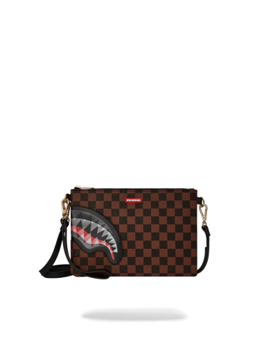 Sprayground - Pochette DRIP CHECK CROSSOVER CLUTCH NERO - 910B6524NSZ