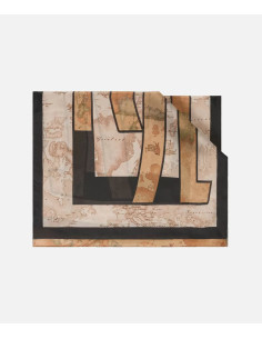 Alviero Martini - Sciarpa con gioiello 1C Mirror 48x150 Nera - KS4901682 2