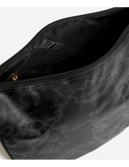 Alviero Martini - Geo Soft Black tracolla a mezzaluna media - CS0076900