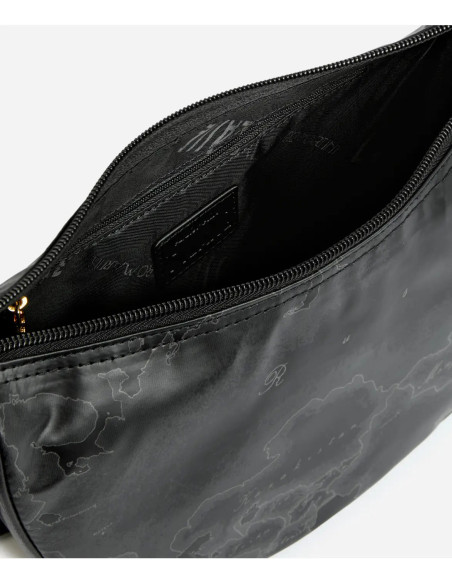 Alviero Martini - Geo Soft Black tracolla a mezzaluna piccola - CS0066900