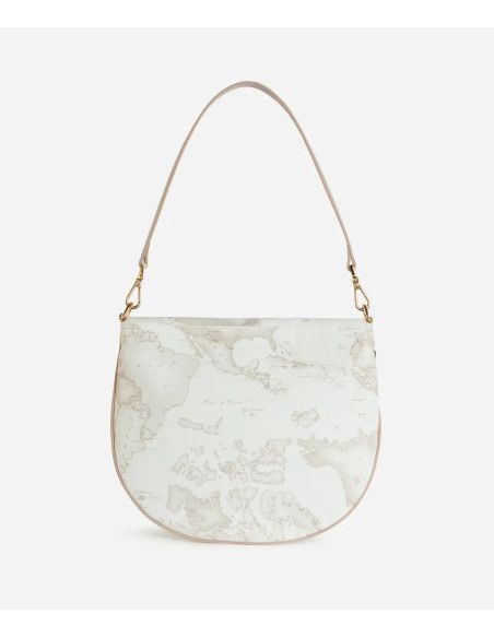 Alviero Martini - Geo Soft White sottospalla con patta - CS0296380