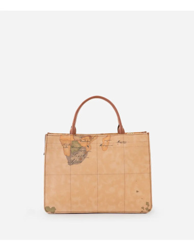 Alviero Martini - Geo Classic borsa a mano con fianchi in pelle - CE0616000