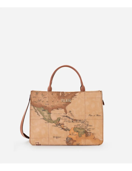 Alviero Martini - Geo Classic borsa a mano con fianchi in pelle - CE0616000