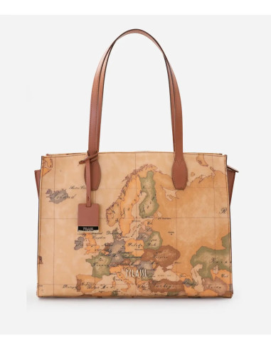 Alviero Martini - Geo Classic borsa shopping con fianchi in pelle - CE0636000