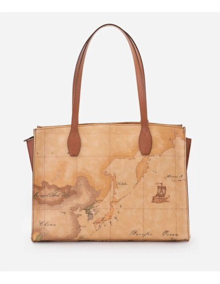 Alviero Martini - Geo Classic borsa shopping con fianchi in pelle - CE0636000