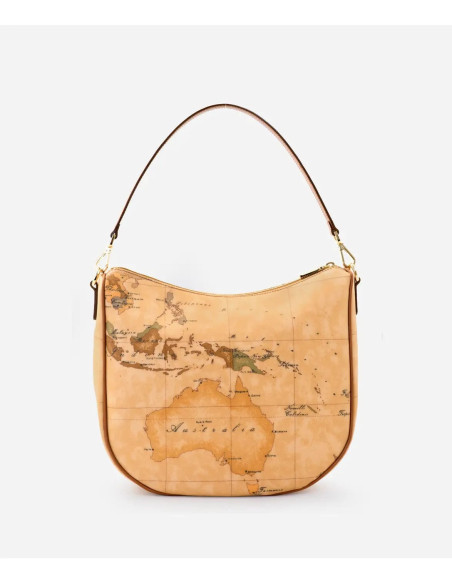 Alviero Martini - Geo Classic tracolla a mezzaluna con tasca - CE0686000