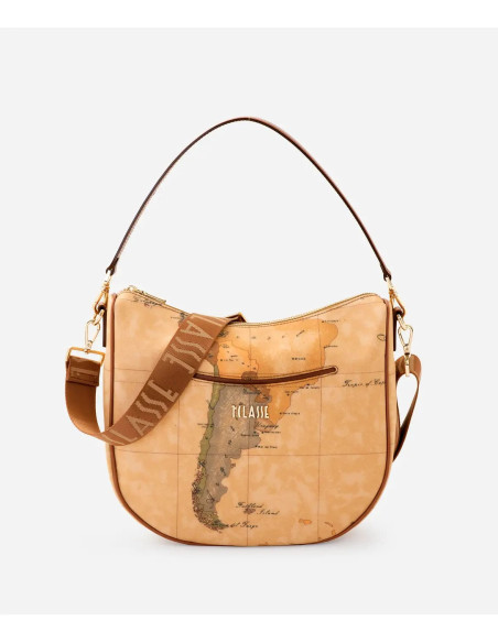 Alviero Martini - Geo Classic tracolla a mezzaluna con tasca - CE0686000
