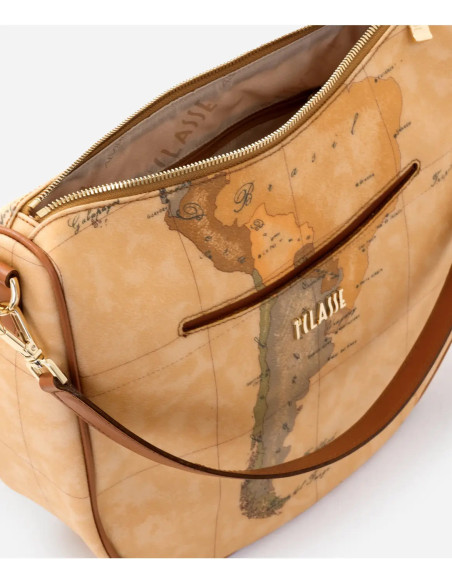 Alviero Martini - Geo Classic tracolla a mezzaluna con tasca - CE0686000